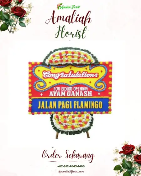 Sewa Papan Bunga Wangon